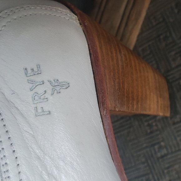 90's Ivory Frye Slouchy Roll-top boots Size 6M - Picture 5 of 11